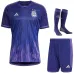 Argentina 2022 World Cup Away Kids Kit - Blue