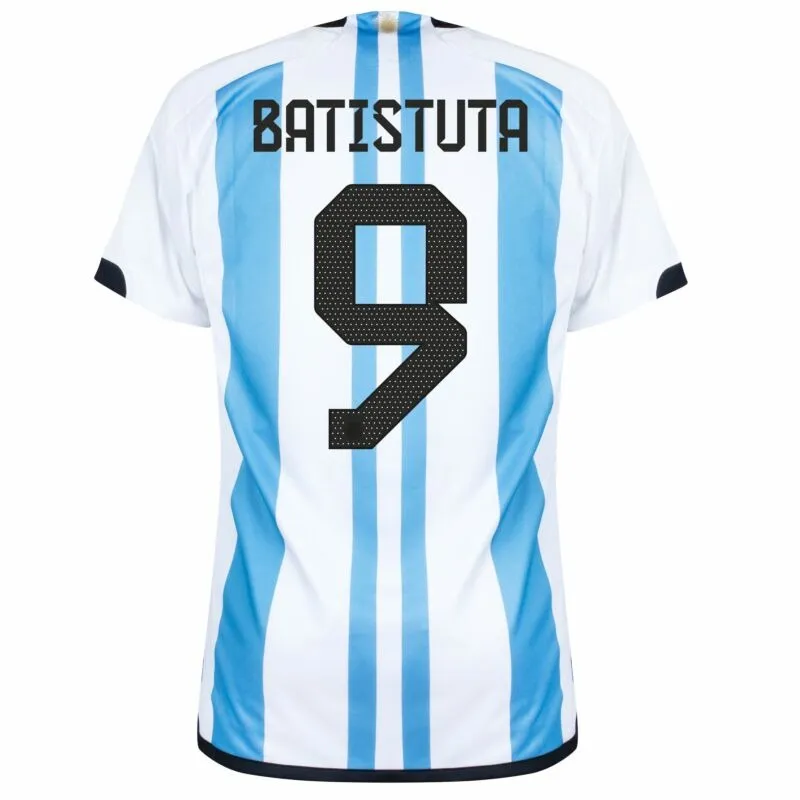 Batistuta, Maillot domicile de l'Argentine pour la Coupe du monde 2022 (Bleu ciel)