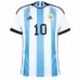 Messi, Argentina 2022 World Cup Home Jersey (Sky Blue)
