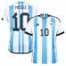 Messi, Argentina 2022 World Cup Home Jersey (Sky Blue)
