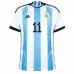 Di Maria, Camiseta de casa de Argentina para la Copa del Mundo 2022 (Azul celeste)