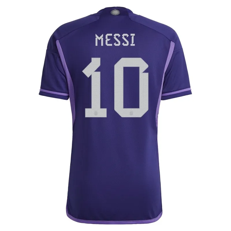 Messi, Argentina 2022 World Cup Away Jersey (Blue)