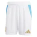 Short domicile de l'Argentine 2024/25 - Version supporter (Blanc)