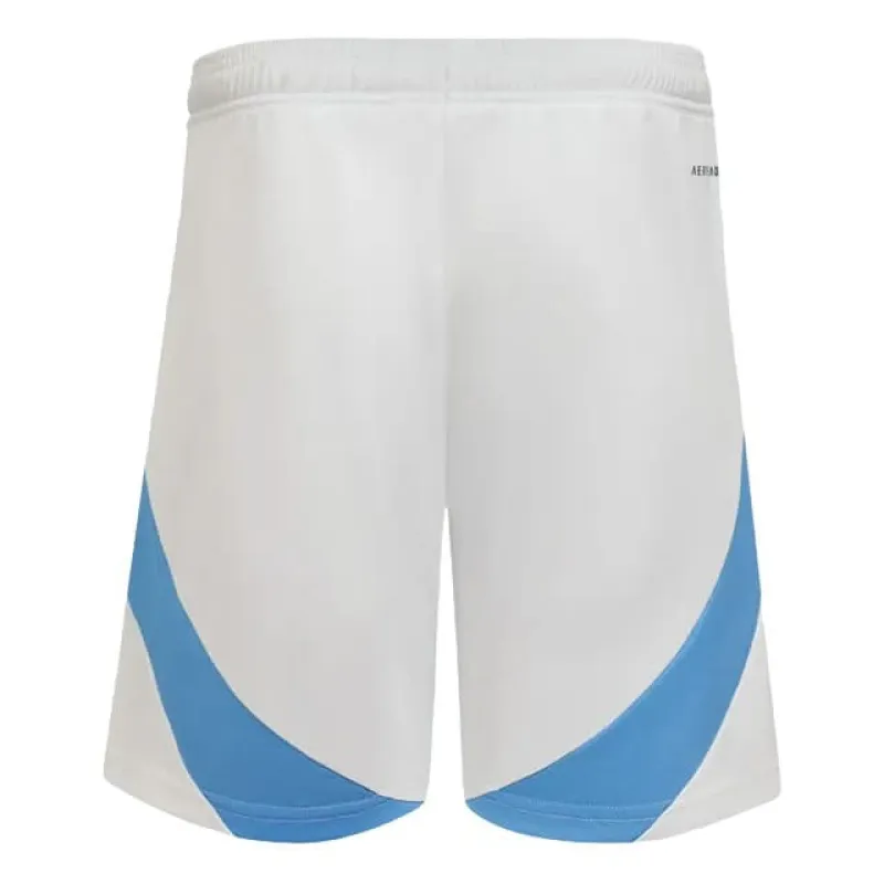 Short domicile de l'Argentine 2024/25 - Version supporter (Blanc)
