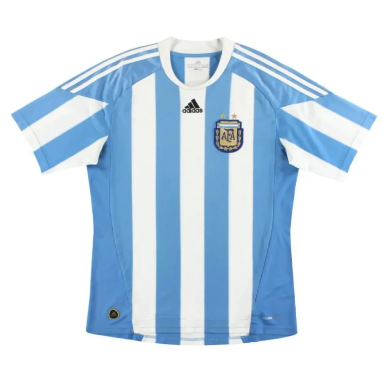 Argentina 2010 Home Jersey (Blue and White)