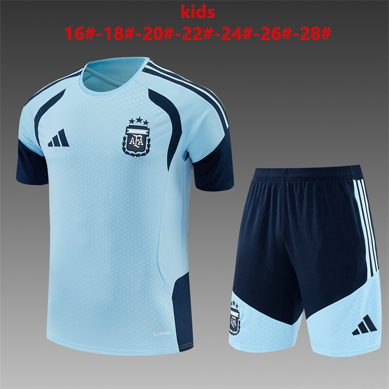 Argentina 2026/27 Kids Training Set blue