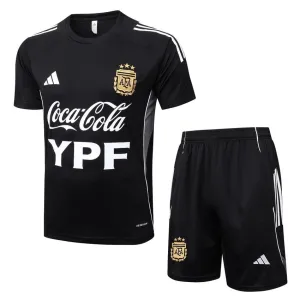 Argentina 2025/26 Training Jersey + Shorts - Black