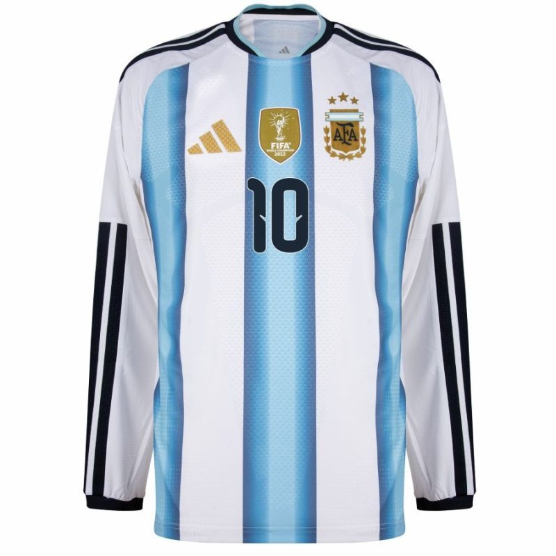 Argentina MESSI 2026/27 Home Long Sleeve Jersey - Blue/White