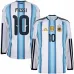 Argentina MESSI 2026/27 Home Long Sleeve Jersey - Blue/White