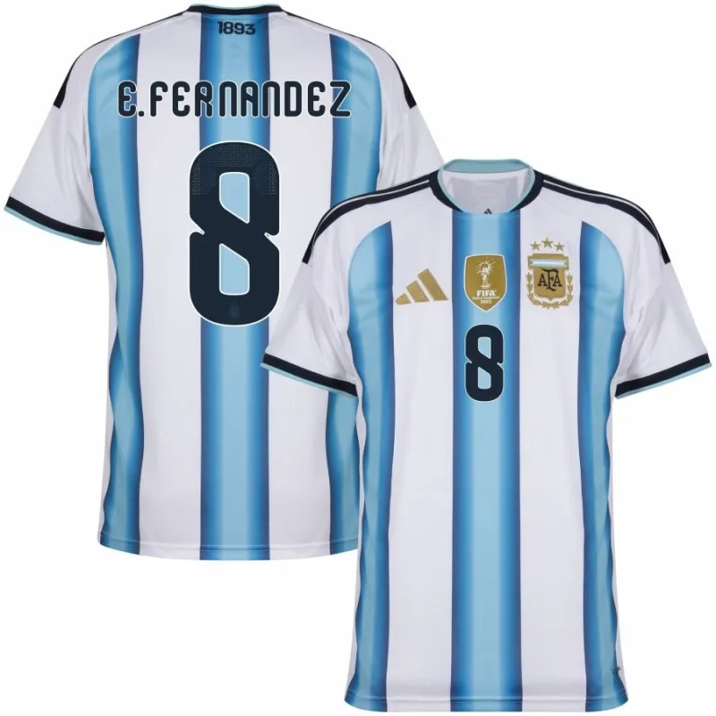 Argentina E.FERNANDEZ 2026/27 Home Jersey - Blue/White