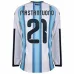 Argentinien MASTANTUONO 2026/27 Heimtrikot mit langen Ärmeln - Blau/Weiß