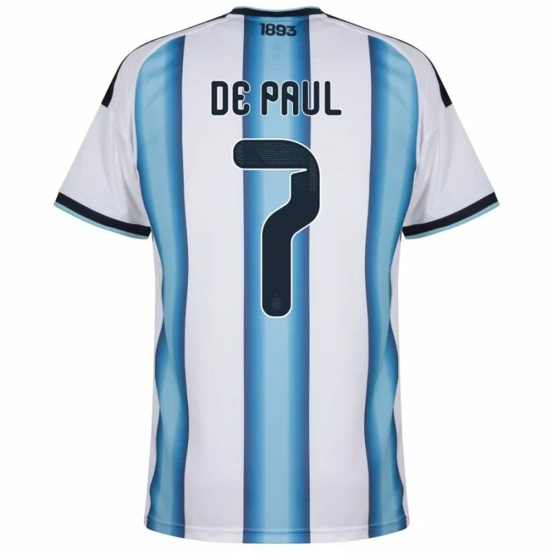 Argentina DE PAUL 2026/27 Home Jersey - Blue/White