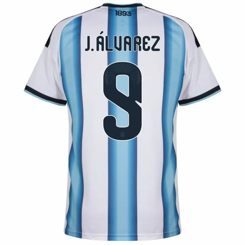 Conjunto Local Infantil J.ALVAREZ Argentina 2026/27 - Azul/Blanco