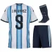 Conjunto Local Infantil J.ALVAREZ Argentina 2026/27 - Azul/Blanco
