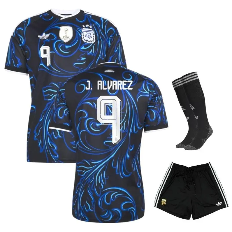 Kit Enfant Extérieur Argentine J.ALVAREZ 2026/27 Bleu