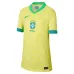 Set di maglia di casa del Brasile 2024/25 - Versione per bambini tifosi (Giallo)