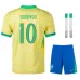 RODRIGO Brazil 2024/25 Home Kids Fan Edition Kit - Yellow