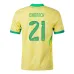 Endrick, Brazil 2024/25 Home Jersey, Fan Edition, Yellow