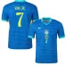 Vini Jr. Brazil 2024/25 Away Jersey, Fan Version, Blue