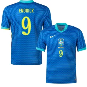 Endrick, Brazil 2024/25 Away Jersey, Fan Version, Blue
