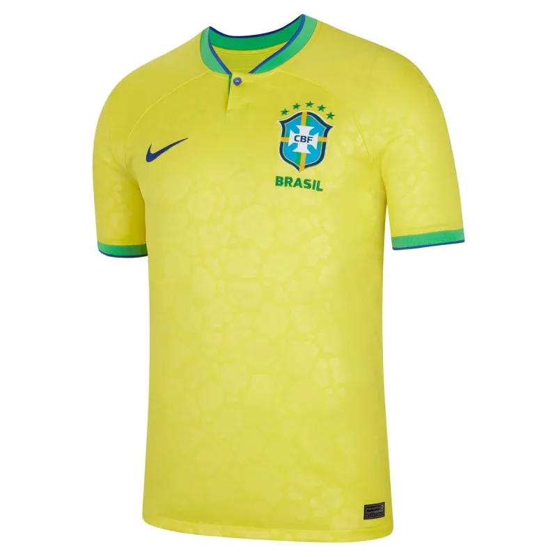 Brasilien 2022 Weltmeisterschaft Heimspieler-Trikot (Gelb)