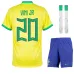 Vini Jr, Maillot de supporter du Brésil pour la Coupe du monde 2022 (Maillot principal, Bleu)