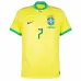 L. Paqueta, Camiseta del jugador del Brasil para la Copa Mundial 2022 (Camiseta local, Amarilla)
