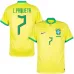 L. Paqueta, Camiseta del jugador del Brasil para la Copa Mundial 2022 (Camiseta local, Amarilla)