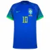 Neymar JR, Maglia dei tifosi bambini della squadra del Brasile per la Coppa del mondo 2022 (Maglia fuori casa, Blu)