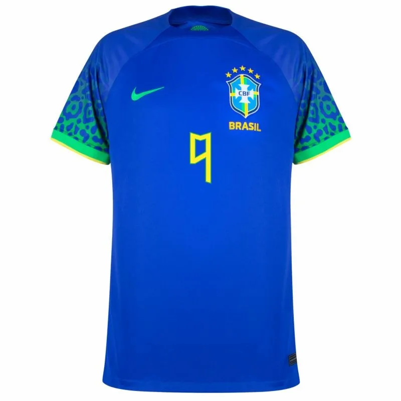 Maglia fuori casa G. Jesus Brasile Copa del Mondo 2022 - Blu