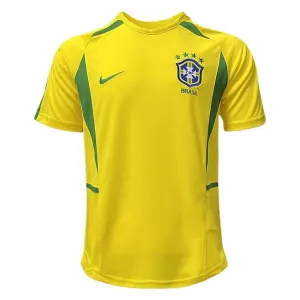 Brazil 2002 Home Jersey (Yellow)