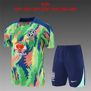 Brazil 2026/27 Set Allenamento Bambino verde