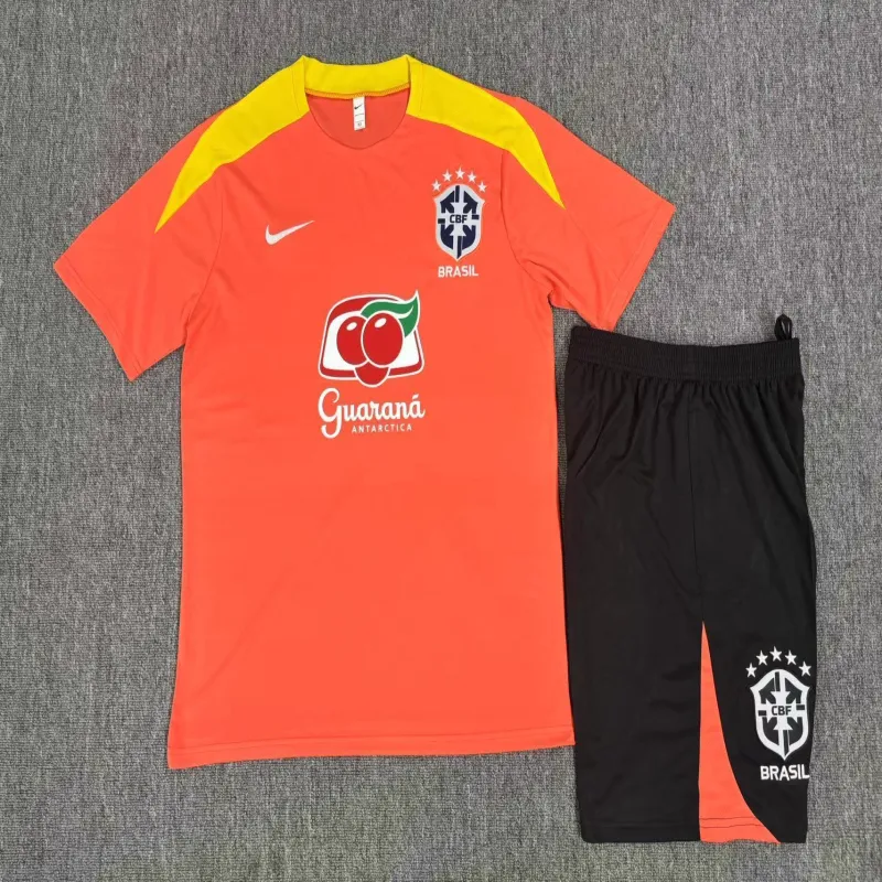 Brazil 2025/26 Set Allenamento Bambino Arancione