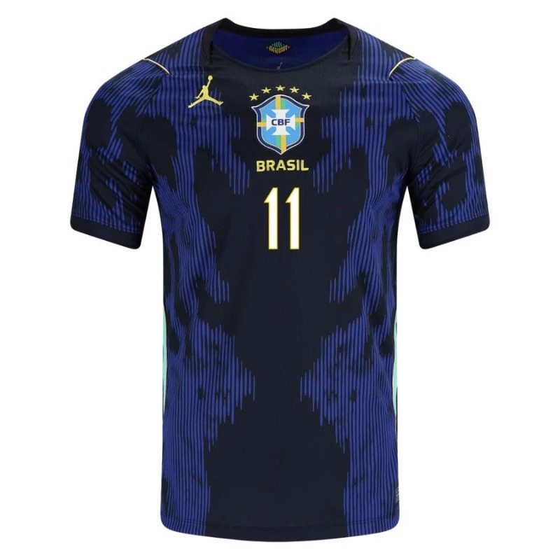 Completo Away Bambini Brasile RAPHINHA 2026/27 Blu