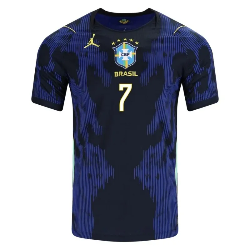 Completo Away Bambini Brasile VINI JR 2026/27 Blu