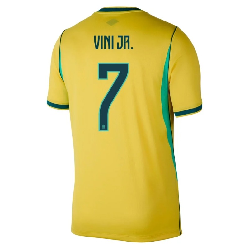 Brazil VINI JR 2026/27 Home Kids Kit Yellow