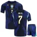 Completo Away Bambini Brasile VINI JR 2026/27 Blu