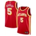 Dejounte Murray, Maglia Swingman unisex degli Atlanta Hawks - Edizione Icona - Rosso