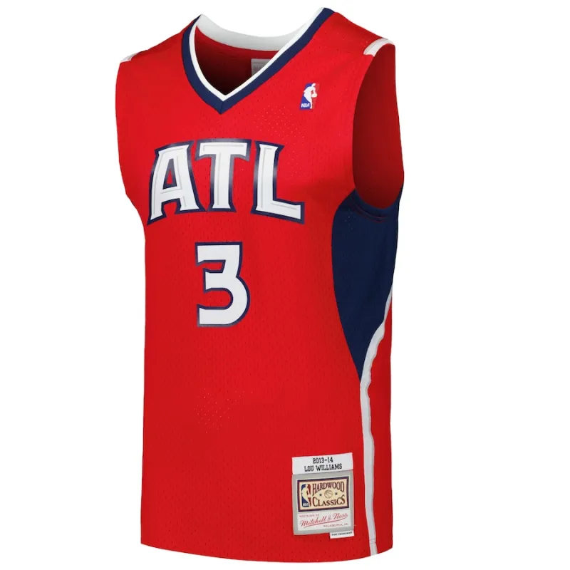 Lou Williams Atlanta Hawks Mitchell & Ness 2013/14 Hardwood Classics Jersey