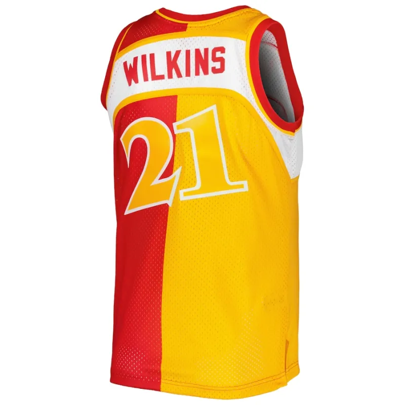 Dominique Wilkins Hawks Mitchell & Ness 1986/87 Hardwood Classics Trikot