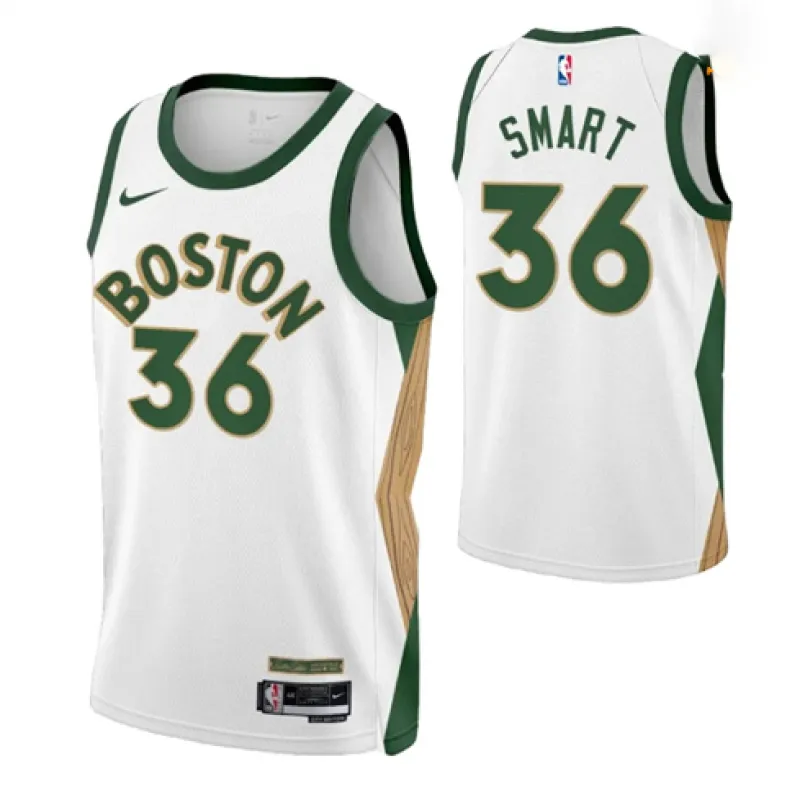 Marcus Smart, Boston Celtics 2023/24 - City Edition, Weiß
