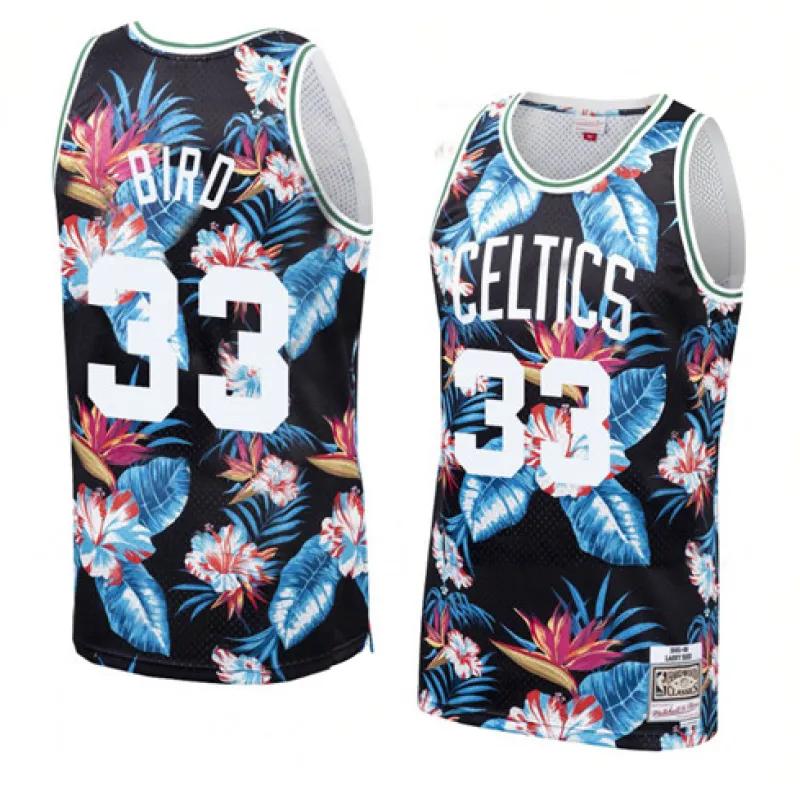 Larry Bird, Boston Celtics, Mitchell & Ness Paquete Floral