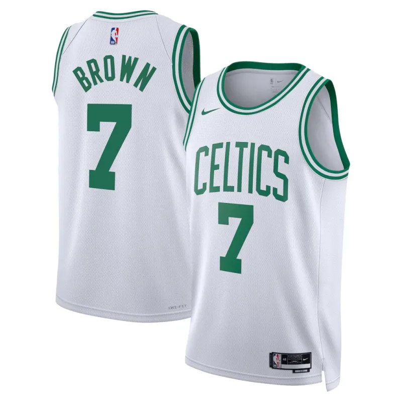 Celtics Jalen Brown Swingman Jersey - Association Edition - White