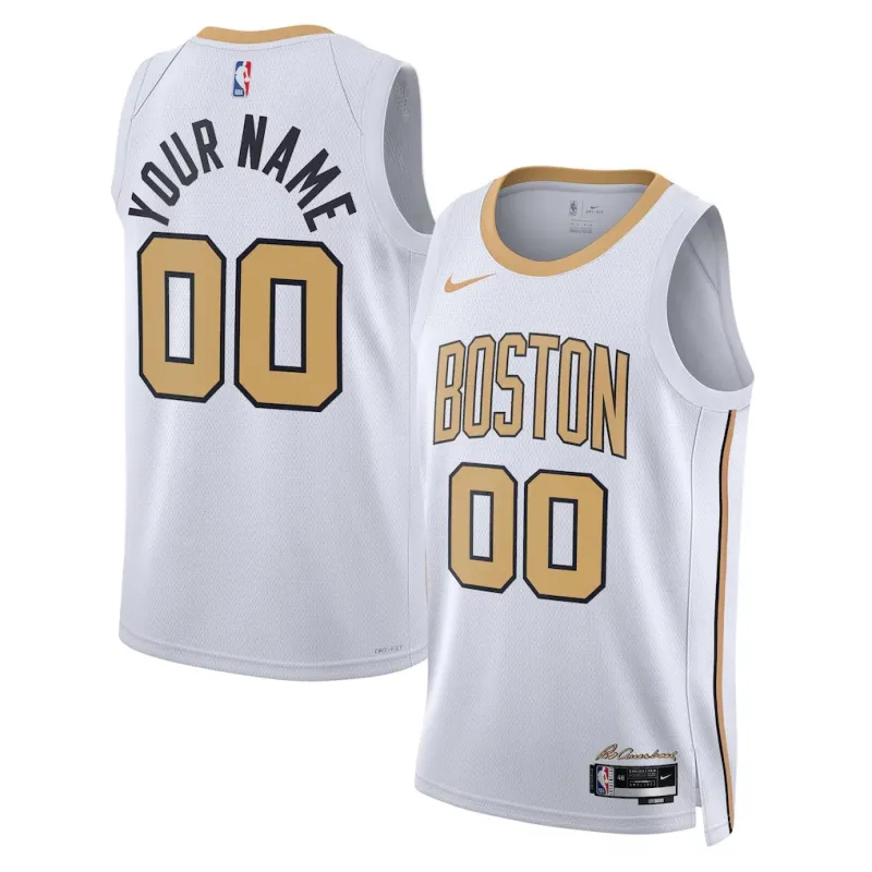 Boston Celtics 2025/26 Maillot Swingman Unisexe - Édition Ville - Blanc