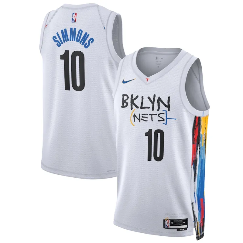 Ben Simmons, Brooklyn Nets Unisex 2022/23 Season Swingman Jersey - City Edition - White
