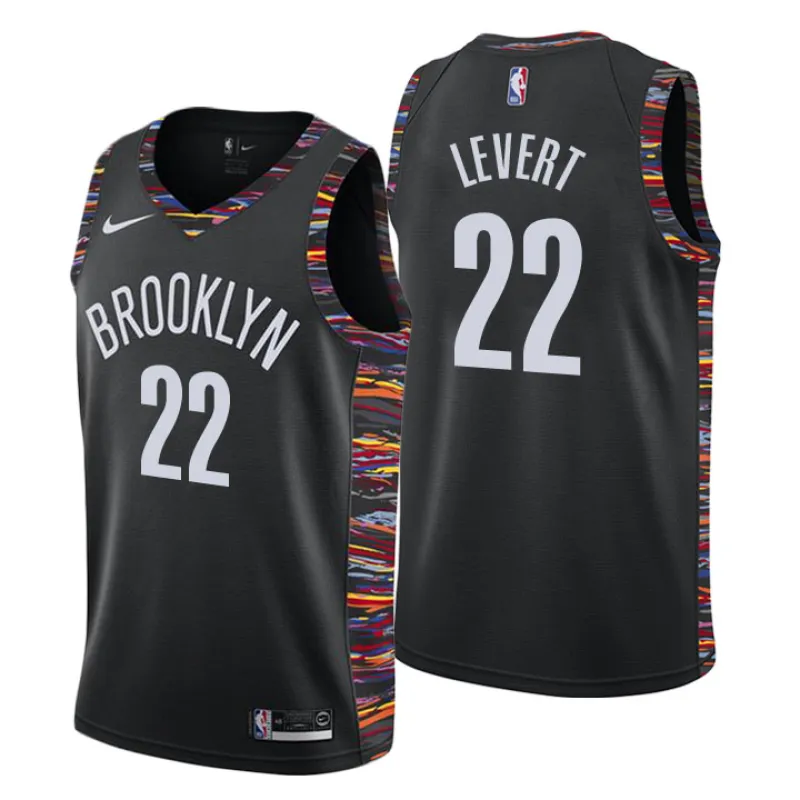 Caris LeVert, Brooklyn Nets 2018/2019 - City-Edition, Schwarz
