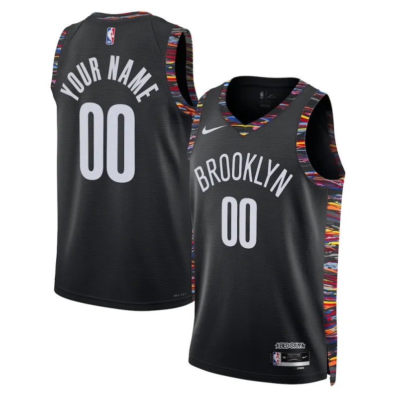 Brooklyn Nets 2025/26 City Edition Unisex Jersey - BlackNBA
