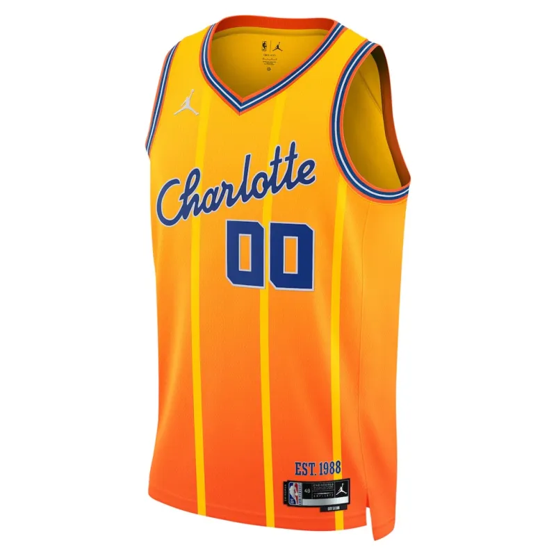 Charlotte Hornets 2025/26 Swingman Unisex Jersey - City Edition - Orange