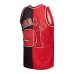 Maglia Dennis Rodman Chicago Bulls Mitchell & Ness Hardwood Classics 1995/96 Split Swingman