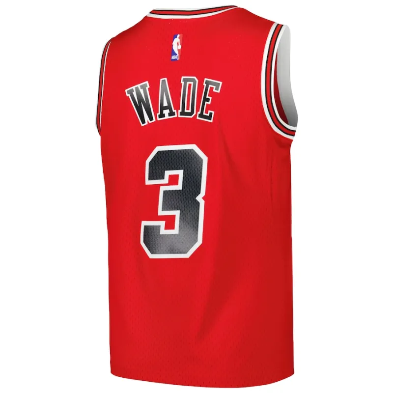 Dwyane Wade Chicago Bulls Mitchell & Ness 2016/17 Classic Edition Swingman Jersey - Red